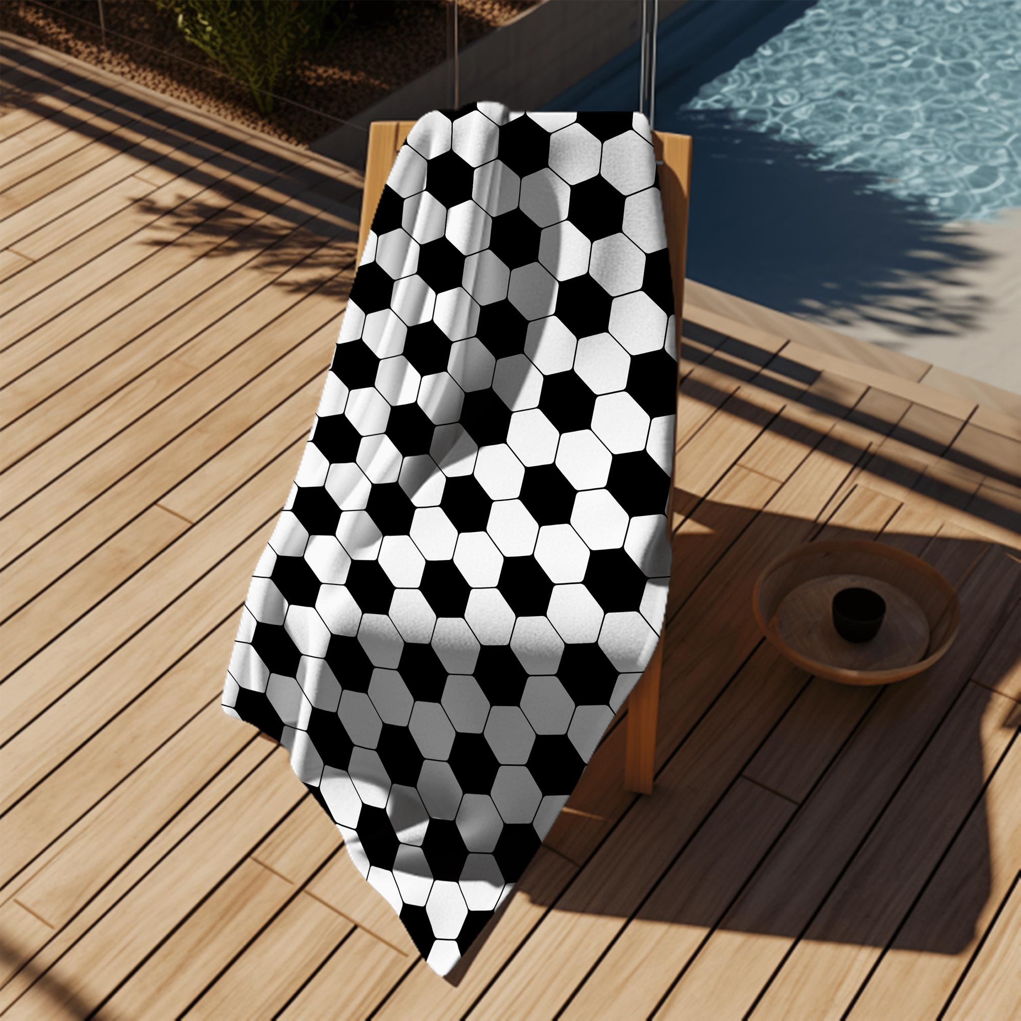 Ręcznik Football Black