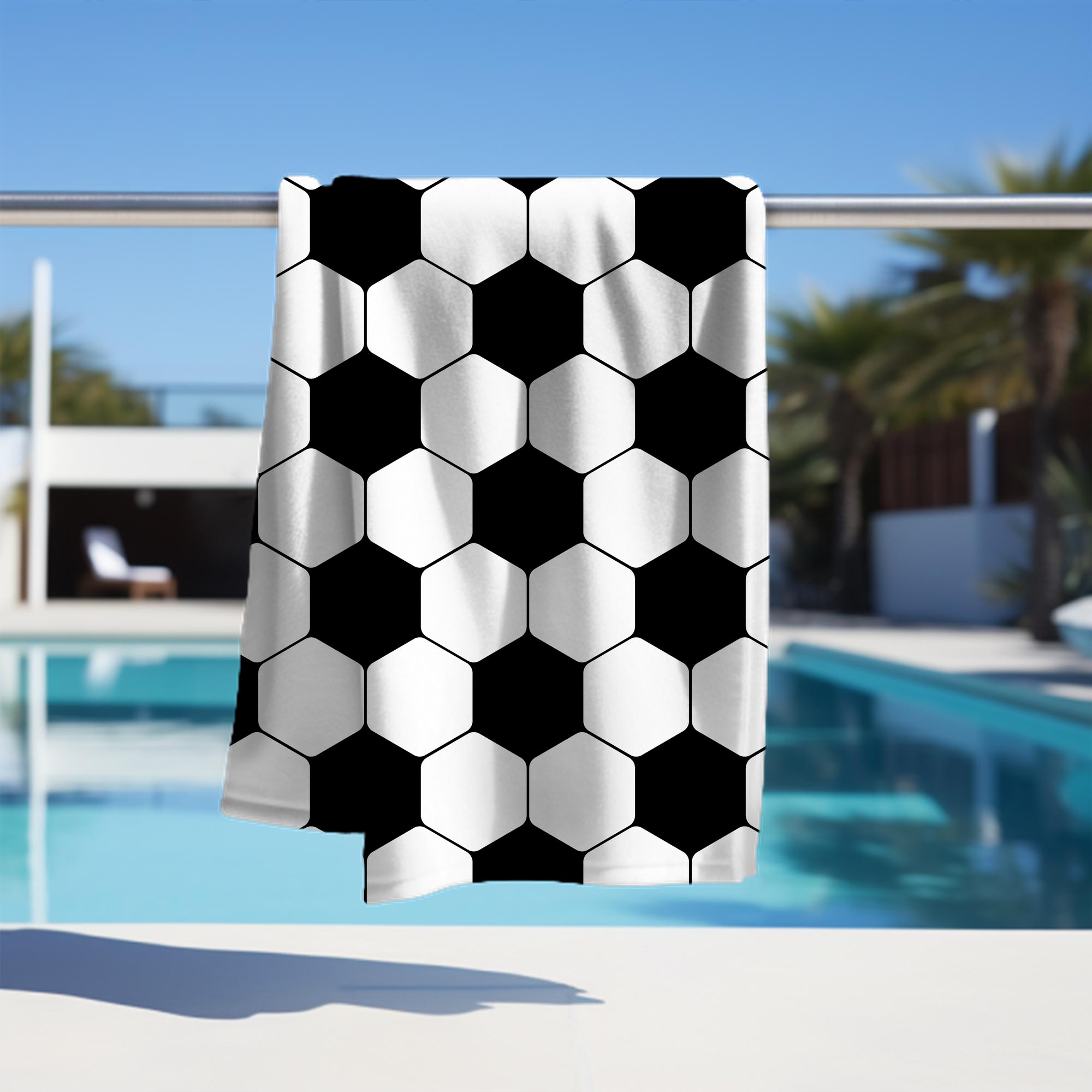 Ręcznik Football Black