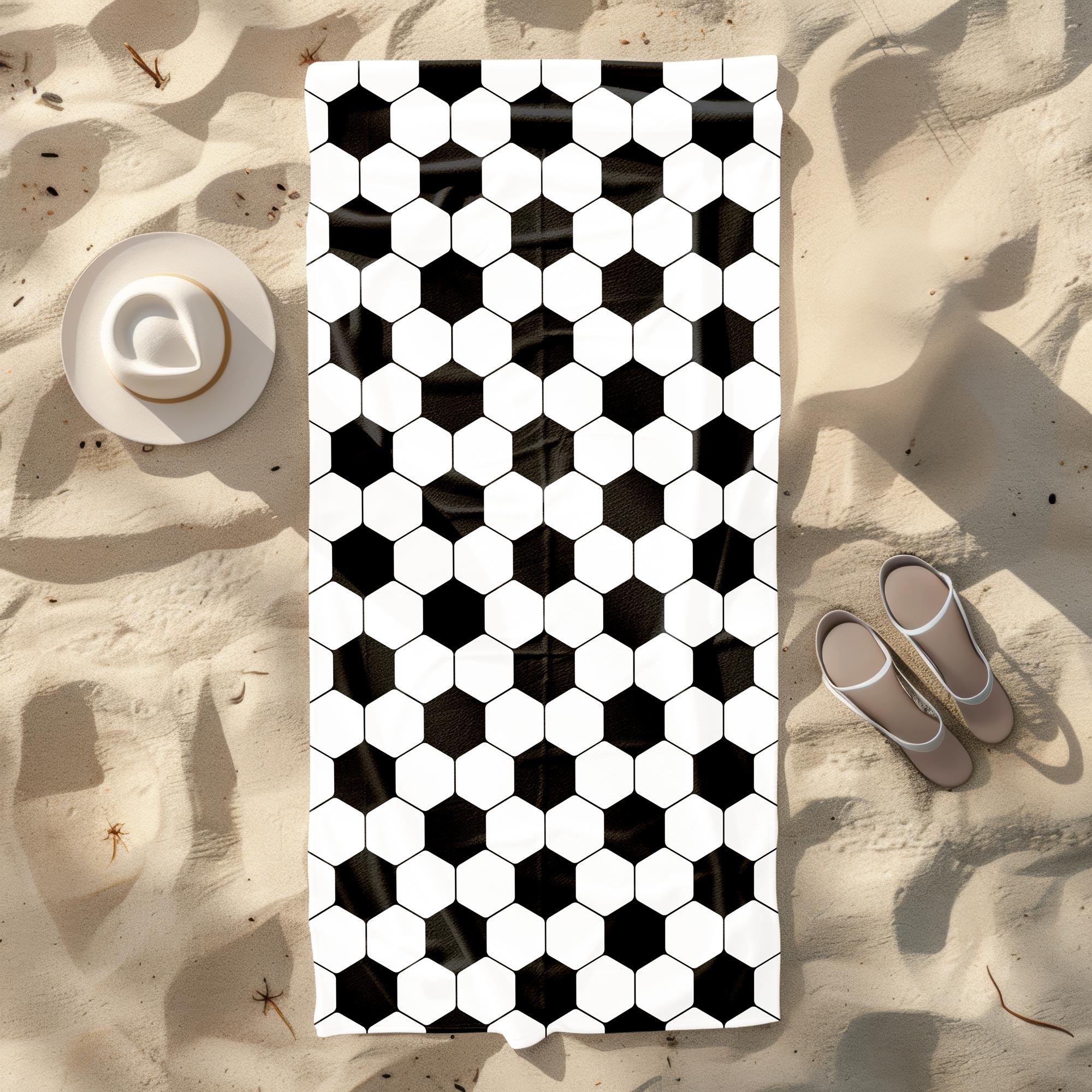 Ręcznik Football Black