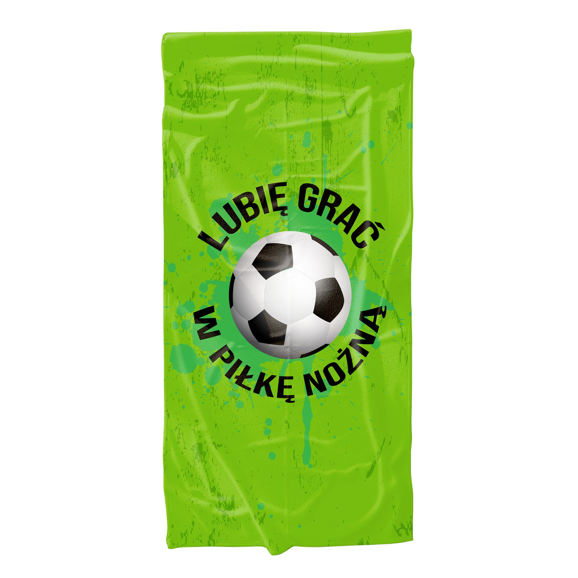 Ręcznik Lubię Grać w Piłkę Nożną