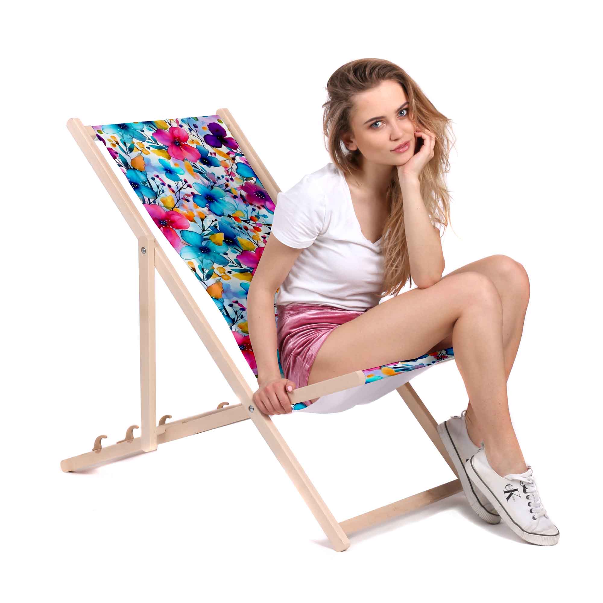 Leżak klasyczny Big Flowers