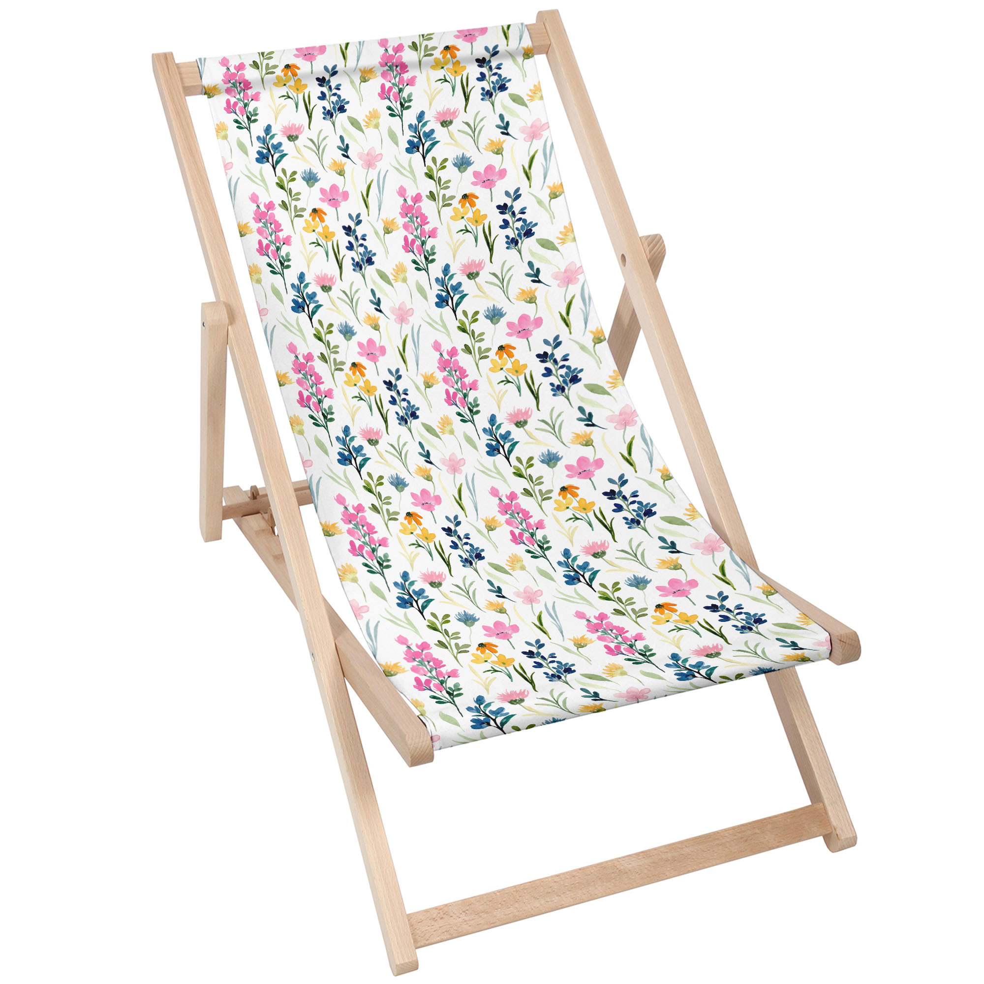 Leżak klasyczny Colorful Wildflower