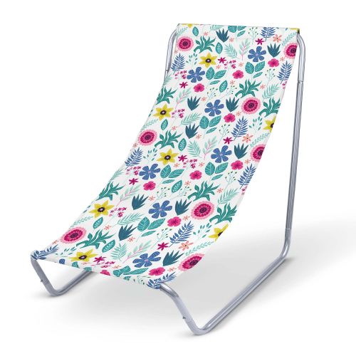 Leżak metalowy Floral Elegance