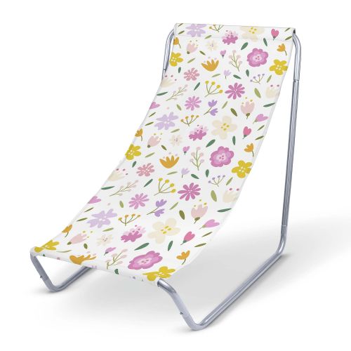 Leżak metalowy Multicolored Flowers