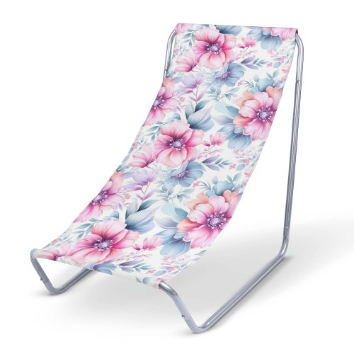 Leżak metalowy Pastel Flowers