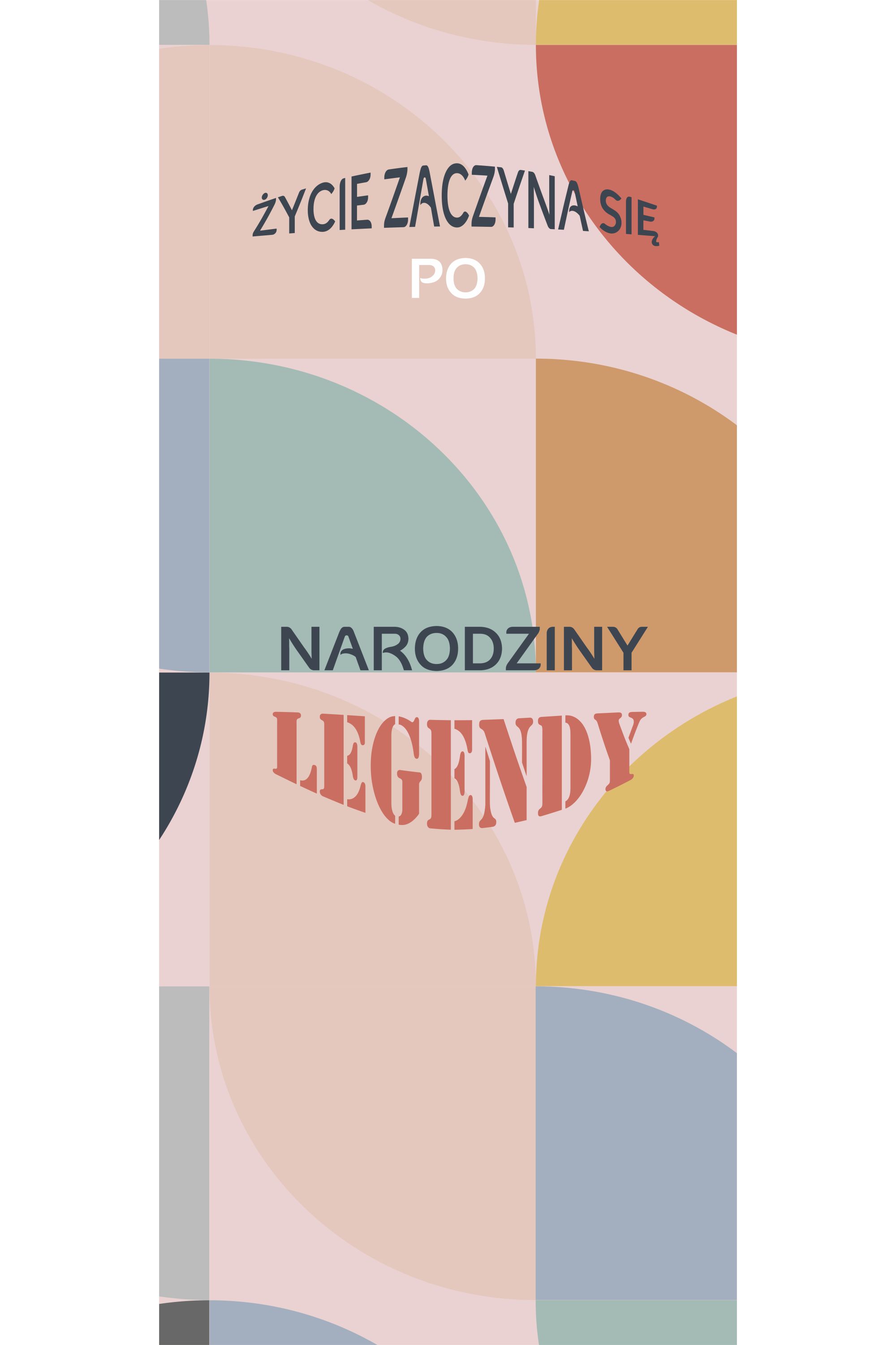 Leżak klasyczny Narodziny Legendy PERSONALIZACJA