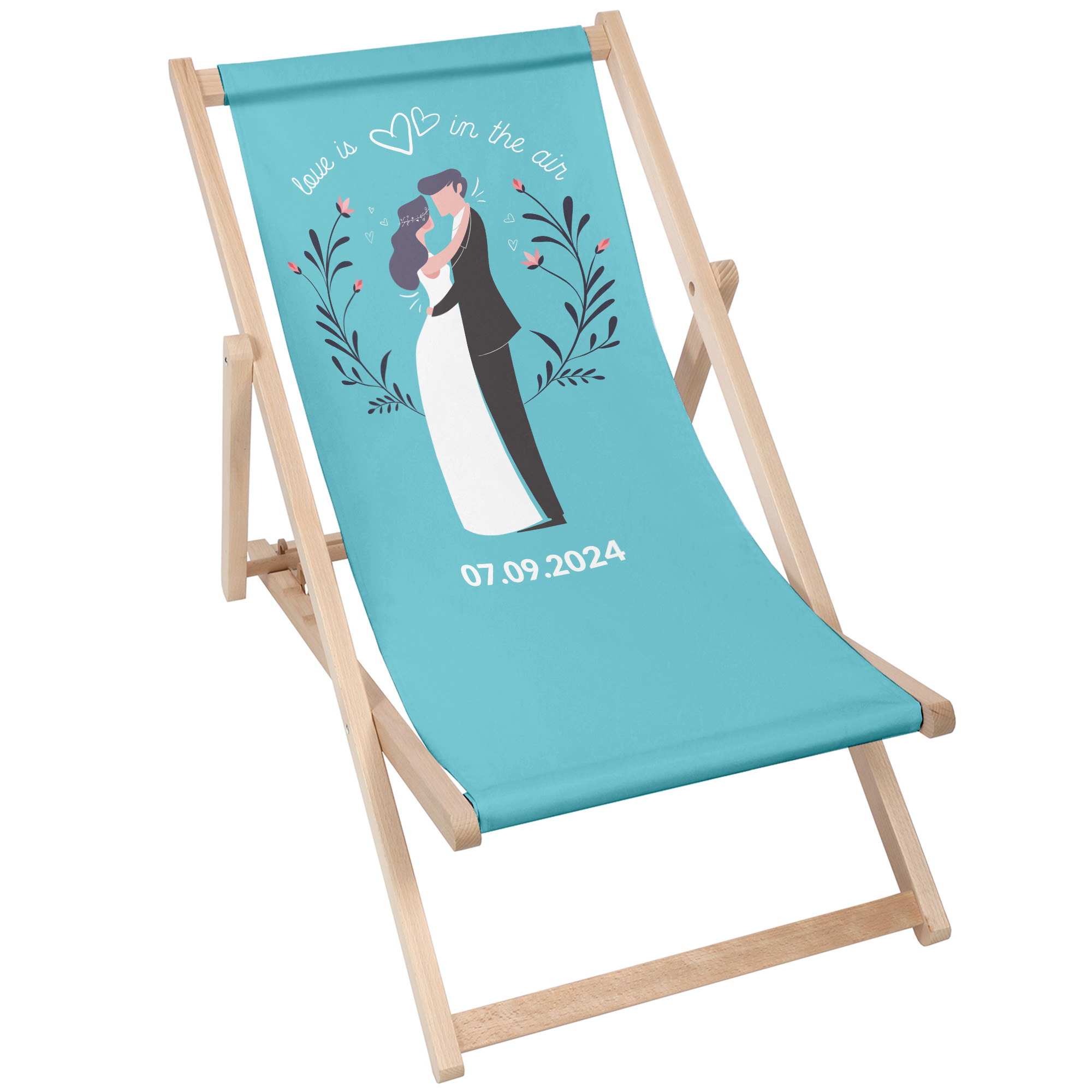 Komplet Leżaków Love is in the Air PERSONALIZACJA