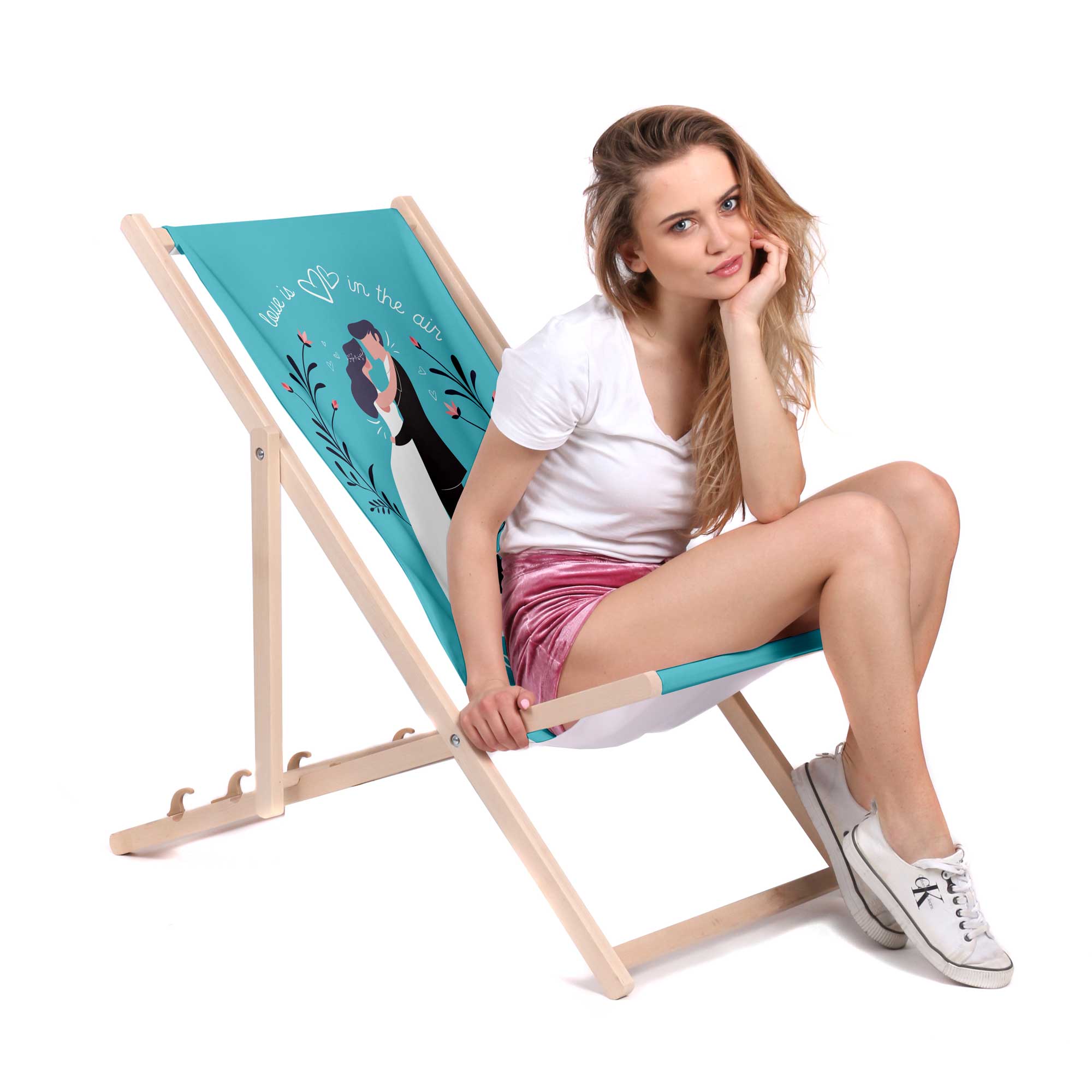 Komplet Leżaków Love is in the Air PERSONALIZACJA