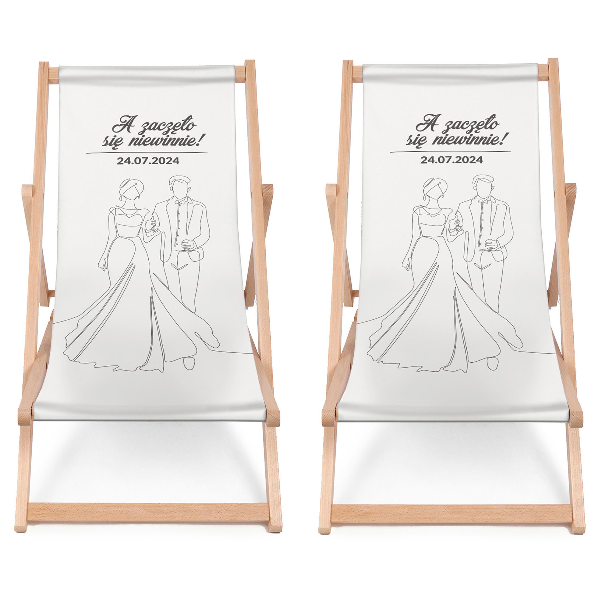 Komplet Leżaków Niewinnie PERSONALIZACJA