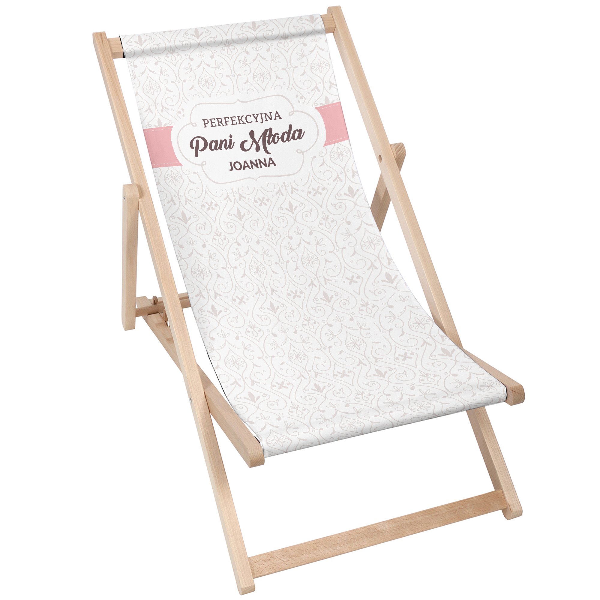 Komplet Leżaków Perfekcyjna Para Młoda PERSONALIZACJA