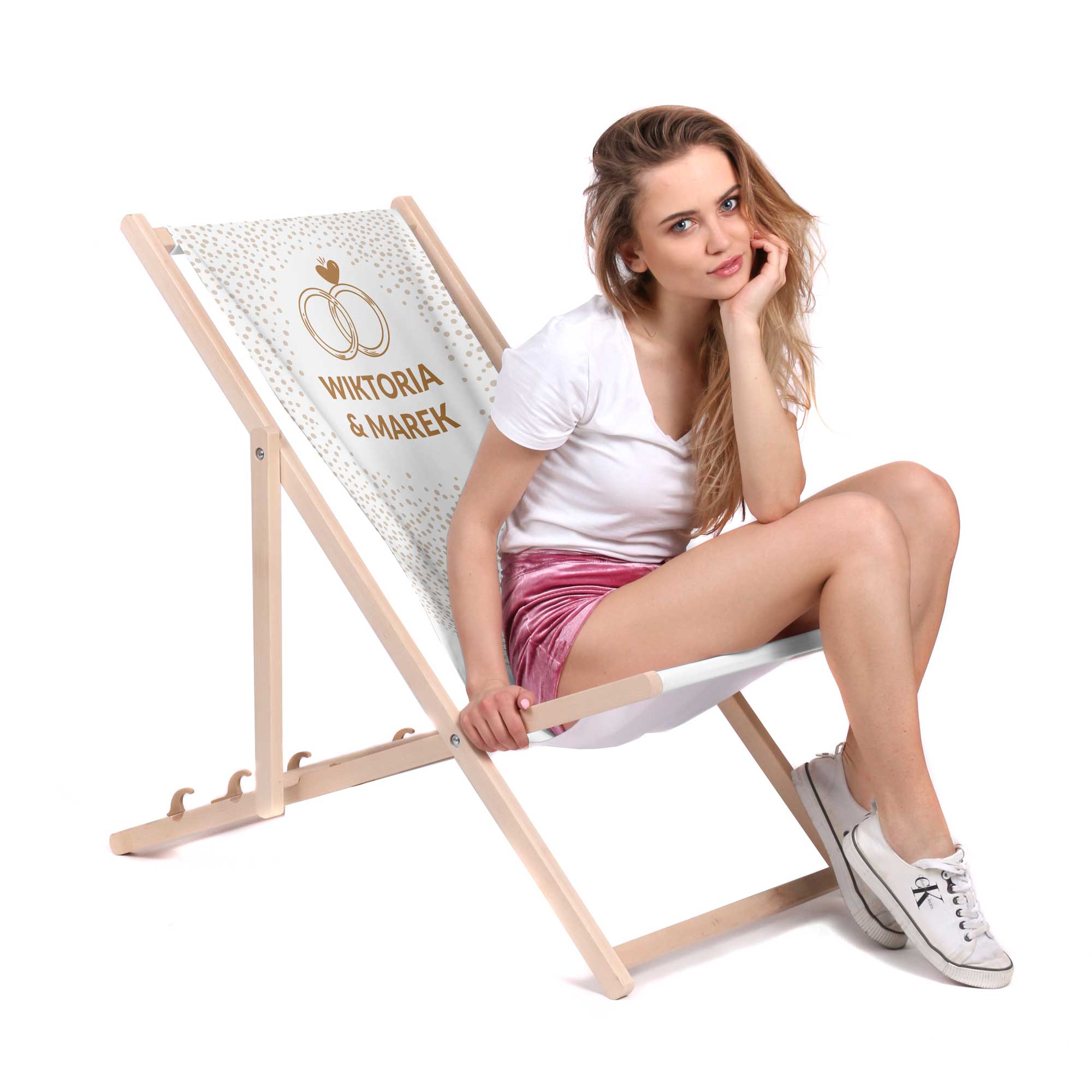 Komplet Leżaków Piękna Para PERSONALIZACJA