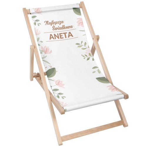 Komplet Leżaków Najlepsza Świadkowa PERSONALIZACJA