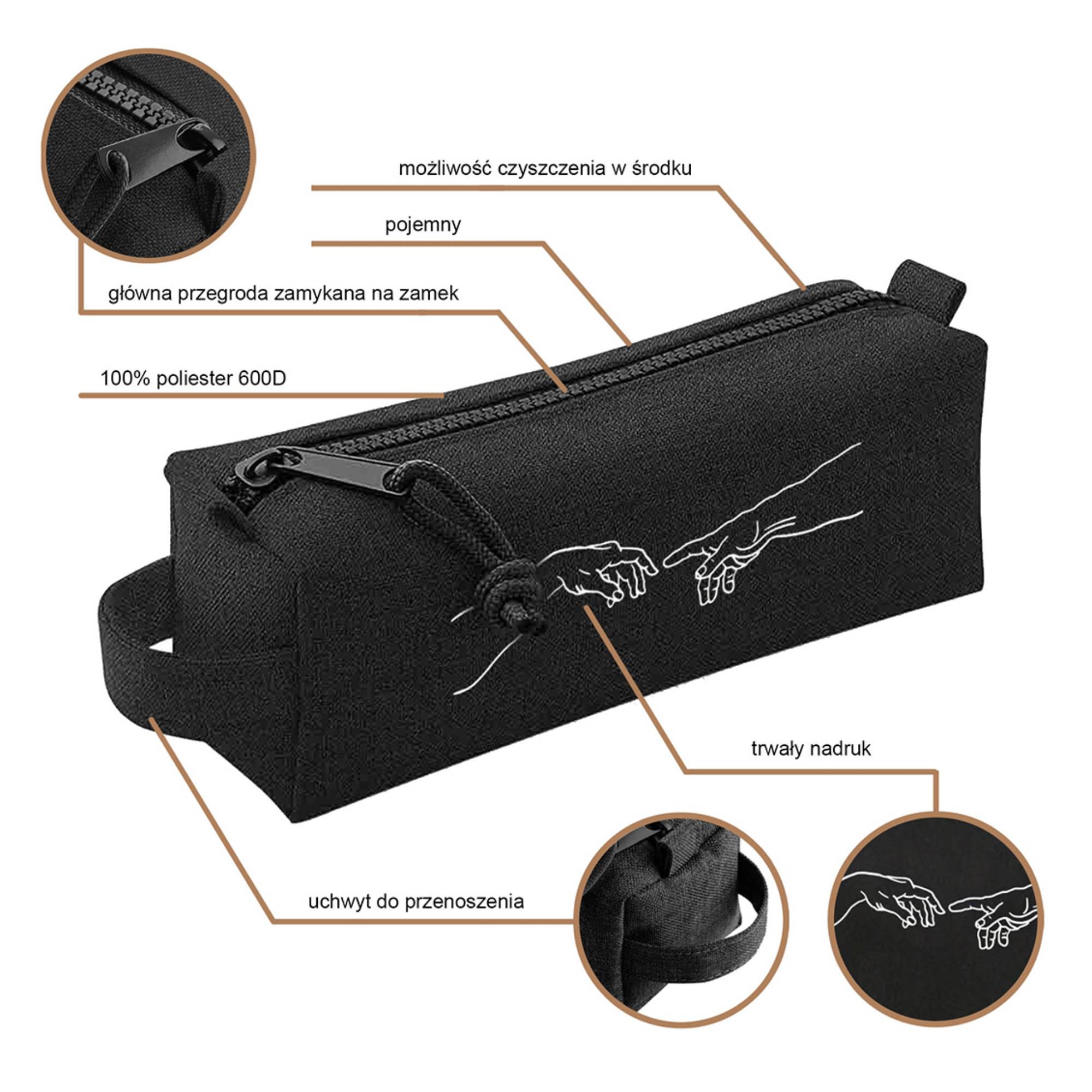 Piórnik Kwadratowy Manga Girl