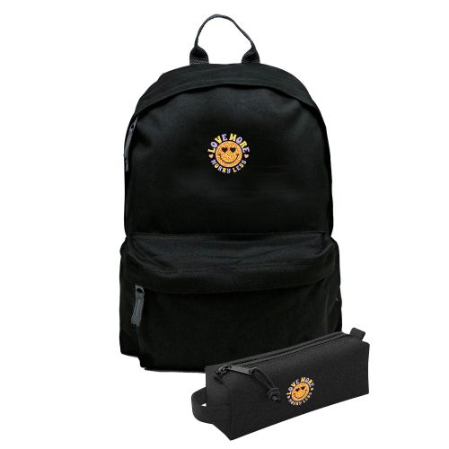 Zestaw Plecak Simple i piórnik Love More