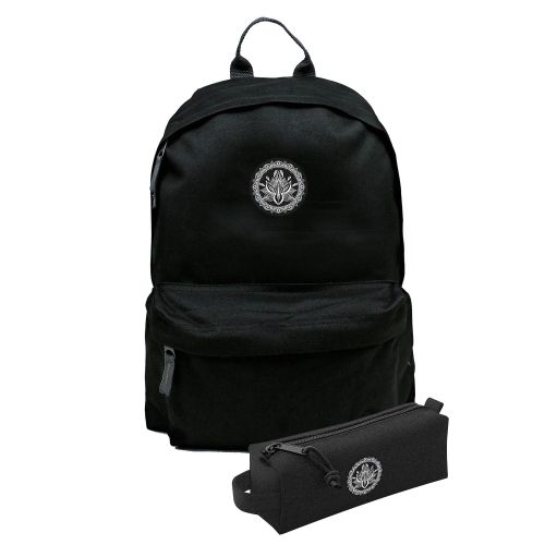 Zestaw Plecak Simple i piórnik Lotus Flowers