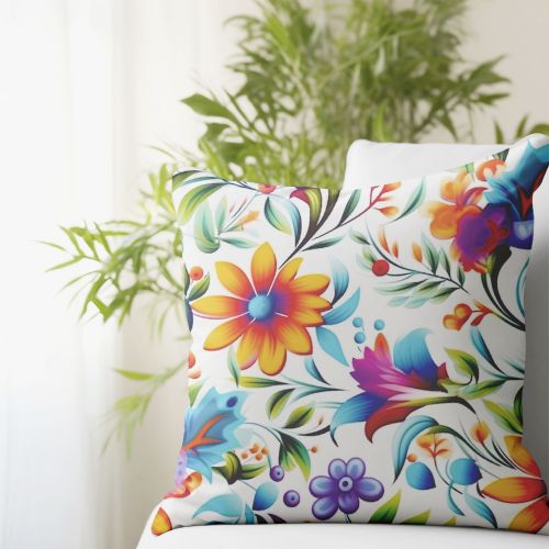 Poduszka Colorful Floral Pattern
