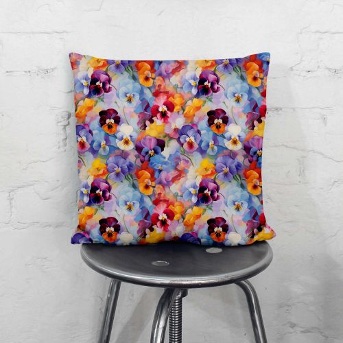 Poduszka Colorful Flowers Pattern