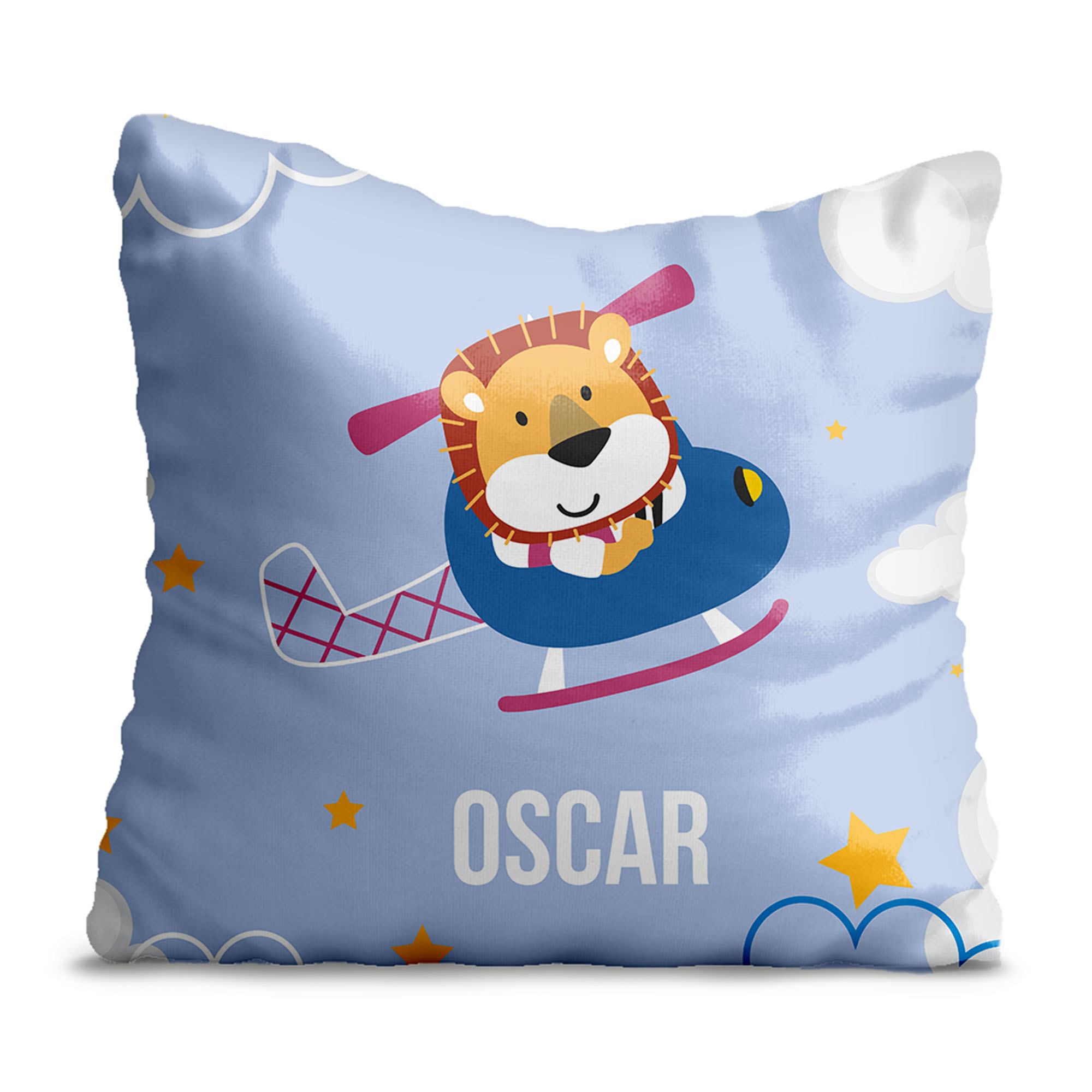 Poduszka Lion in the Plane PERSONALIZACJA