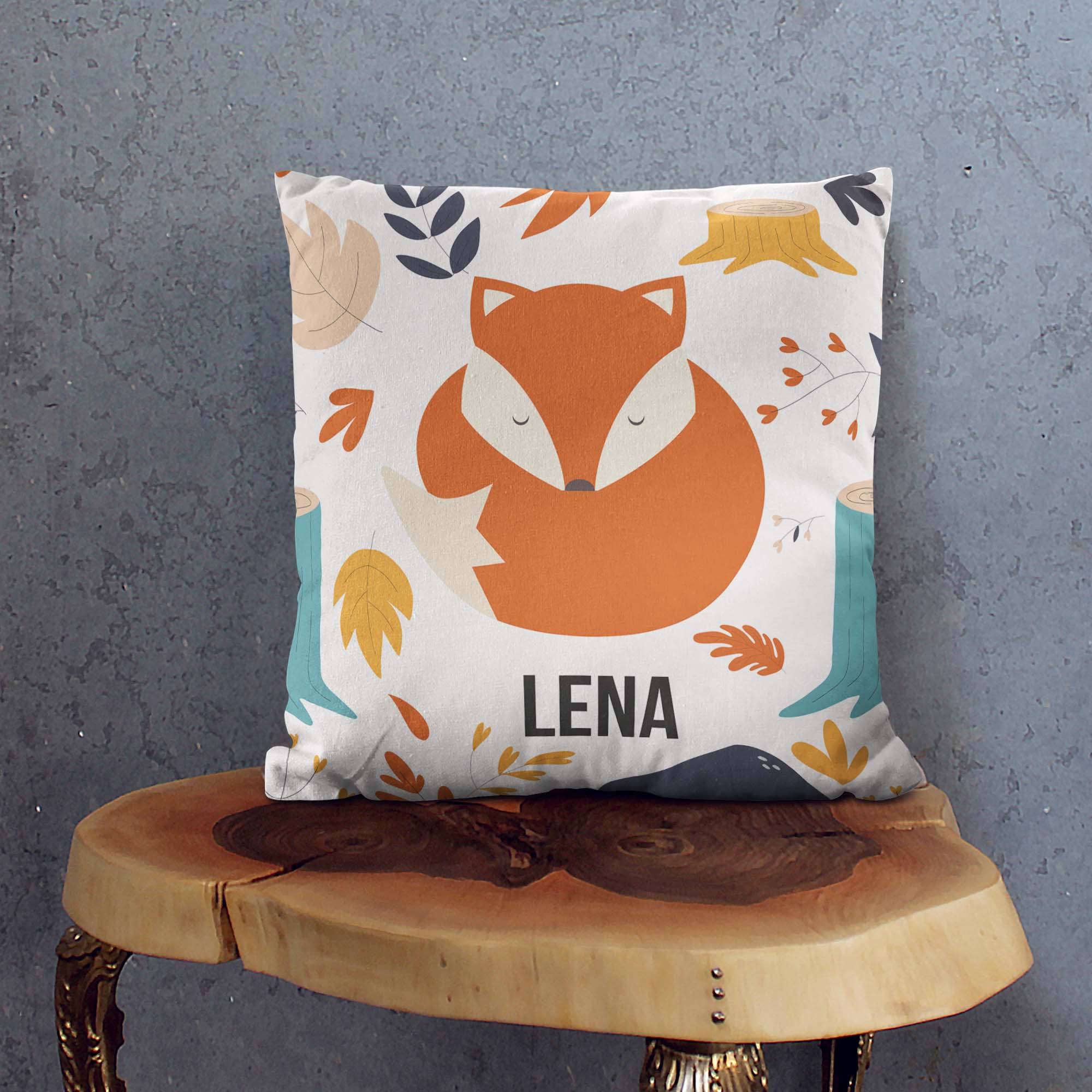 Poduszka Sleepy Fox PERSONALIZACJA