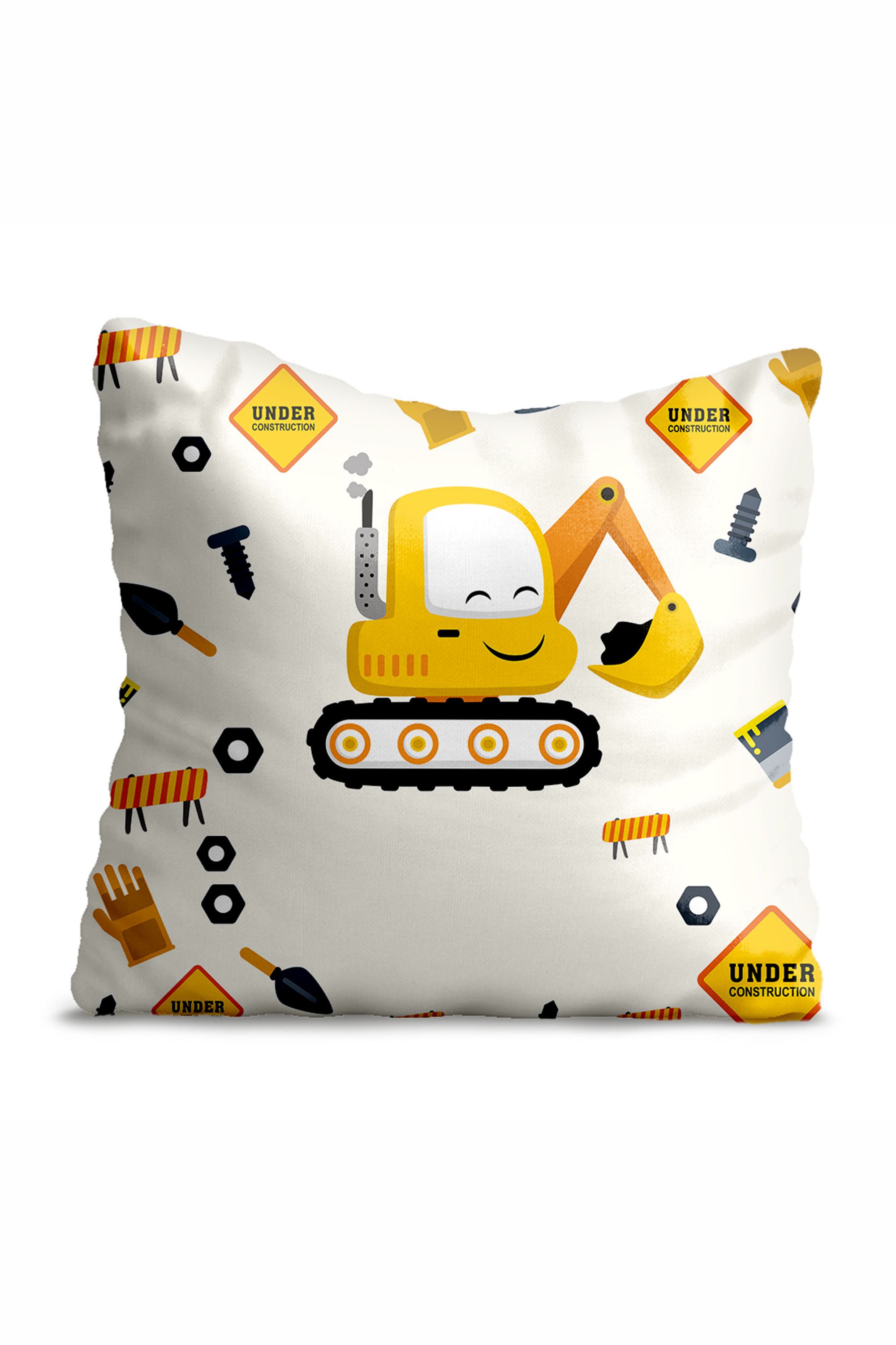 Poduszka Under Construction PERSONALIZACJA