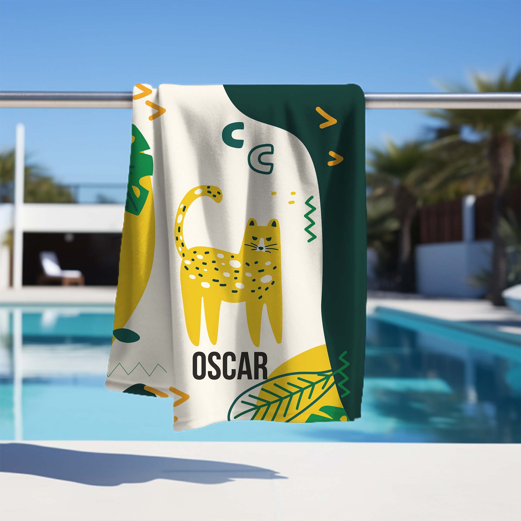 Ręcznik Cute Safari PERSONALIZACJA