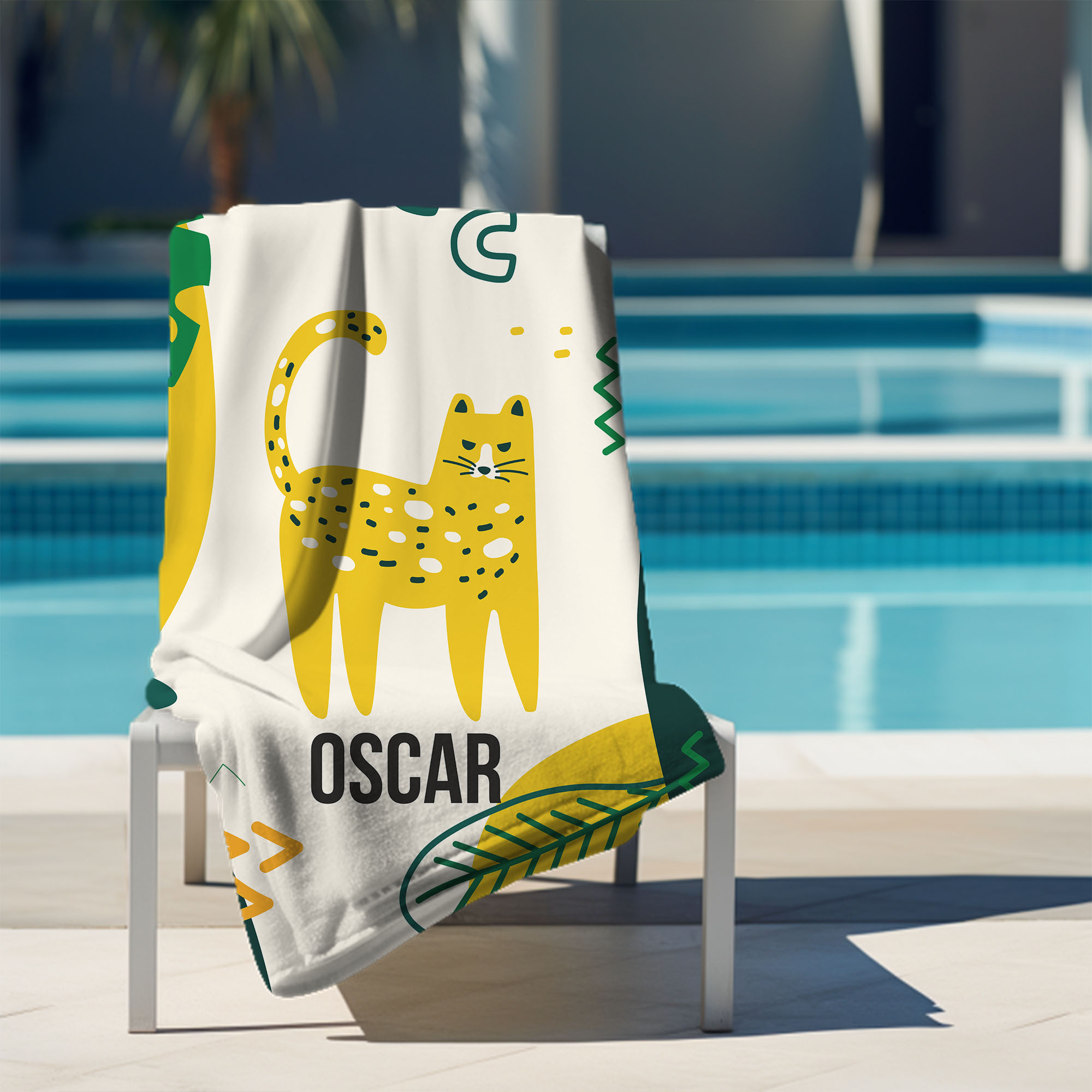 Ręcznik Cute Safari PERSONALIZACJA