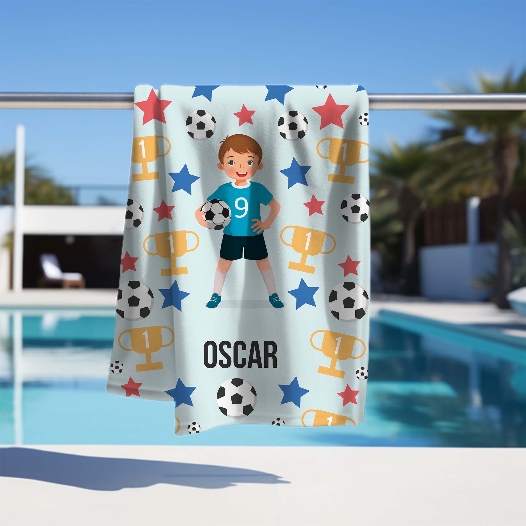 Ręcznik Football Player PERSONALIZACJA