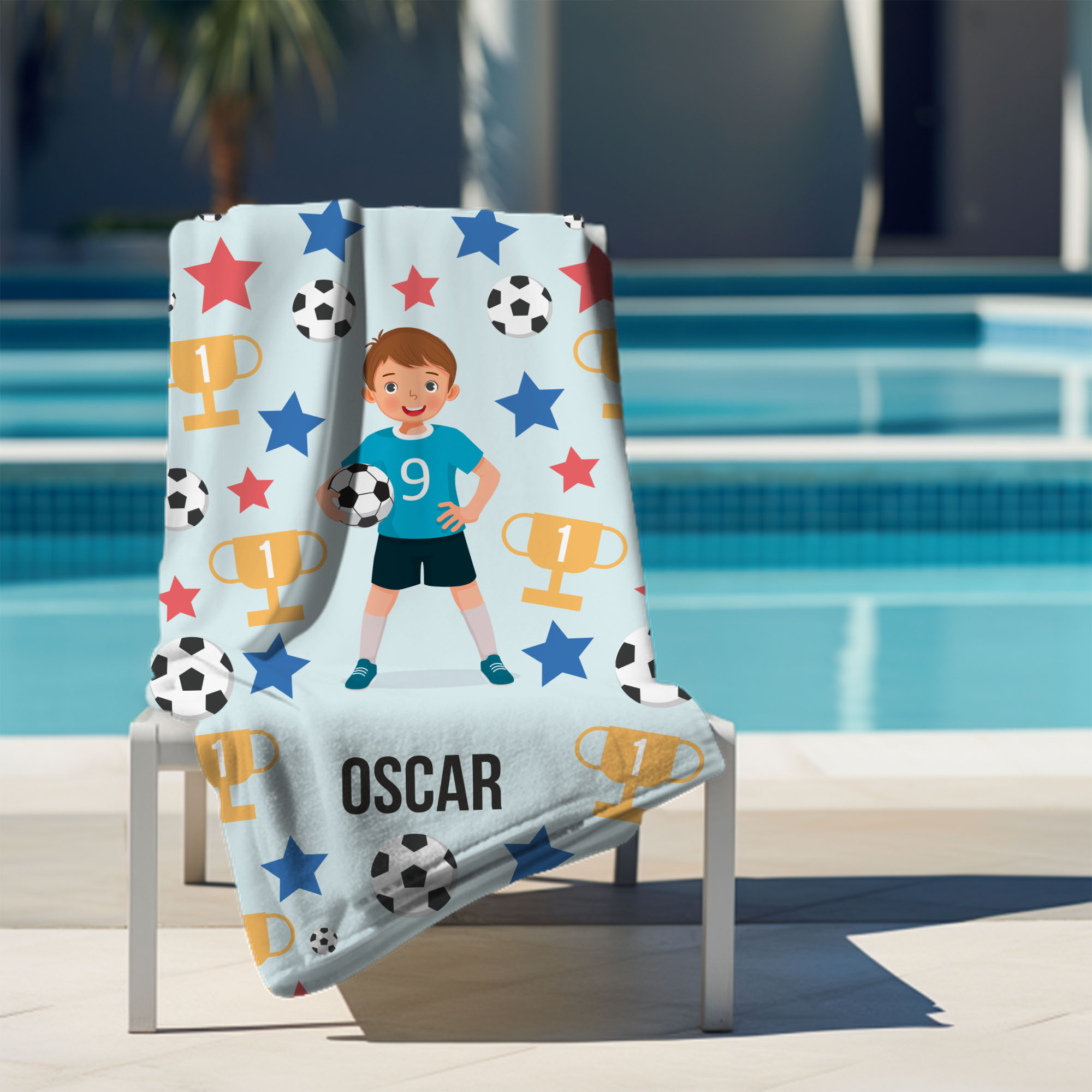 Ręcznik Football Player PERSONALIZACJA