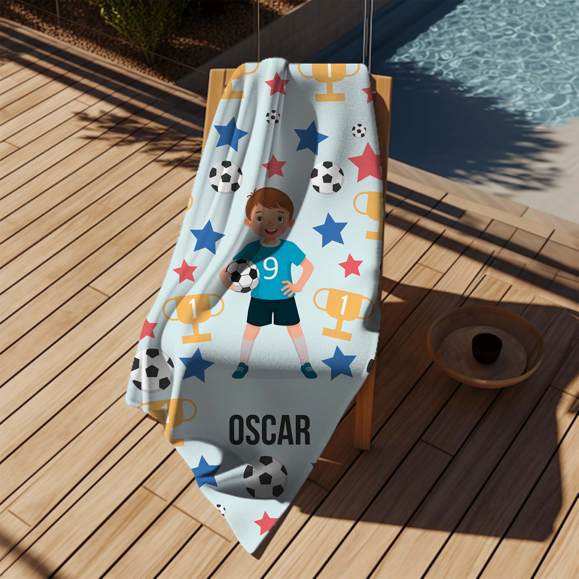 Ręcznik Football Player PERSONALIZACJA