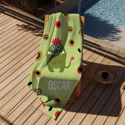 Ręcznik Green Monster PERSONALIZACJA