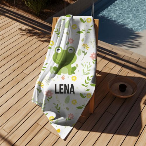 Ręcznik Little Frog PERSONALIZACJA