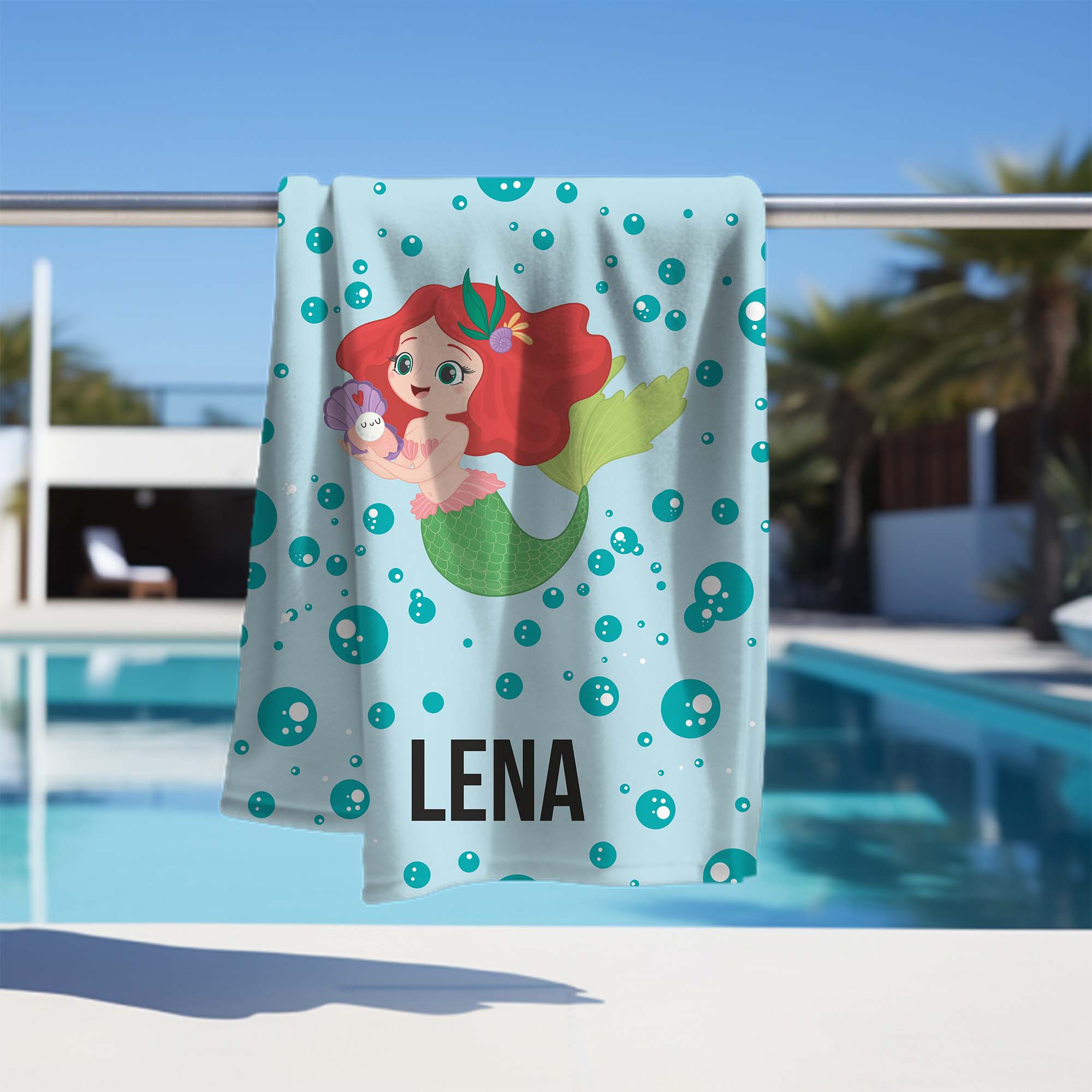 Ręcznik Little Marmaid PERSONALIZACJA