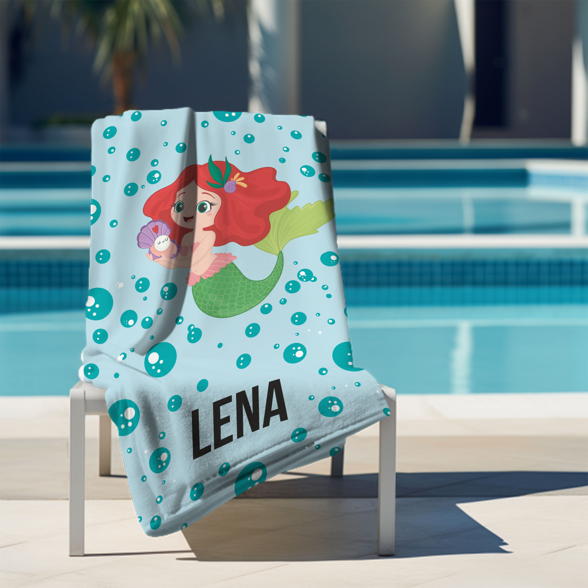Ręcznik Little Marmaid PERSONALIZACJA