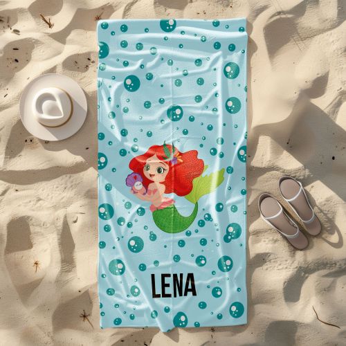 Ręcznik Little Marmaid PERSONALIZACJA
