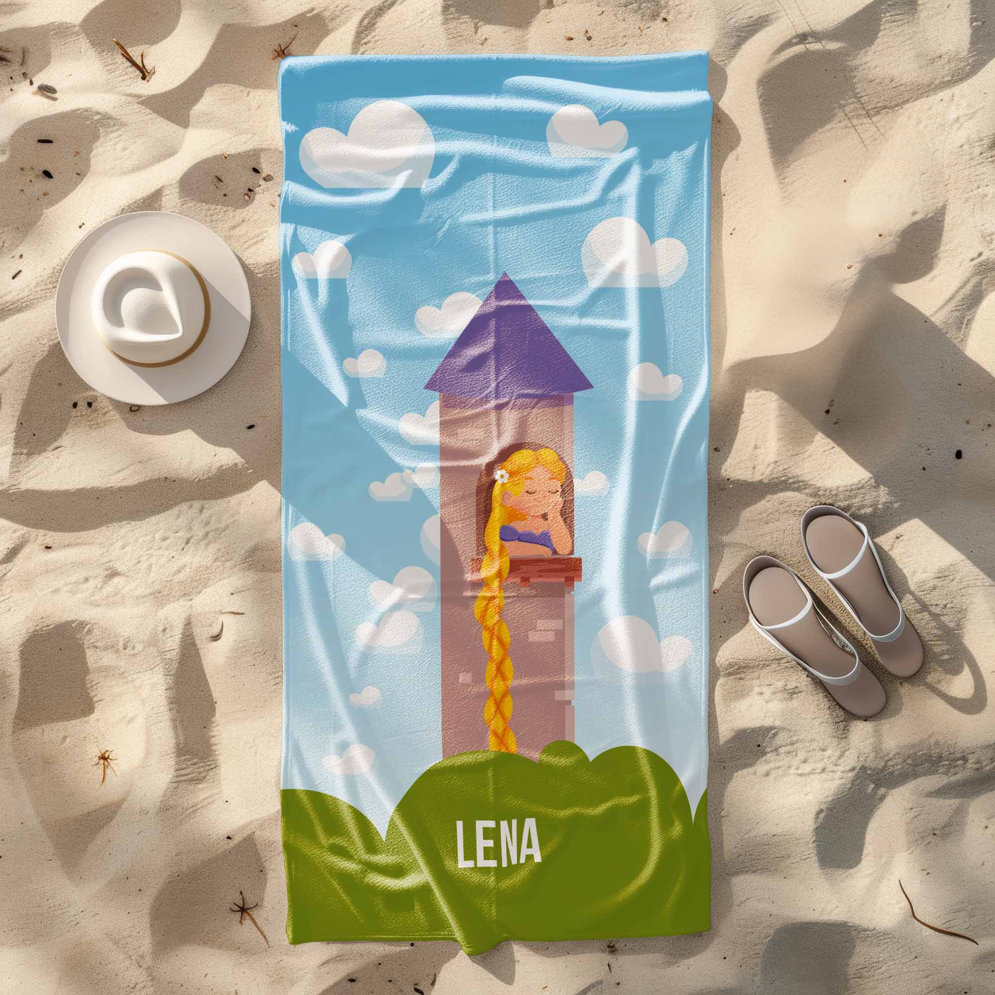 Ręcznik Princess in Tower PERSONALIZACJA