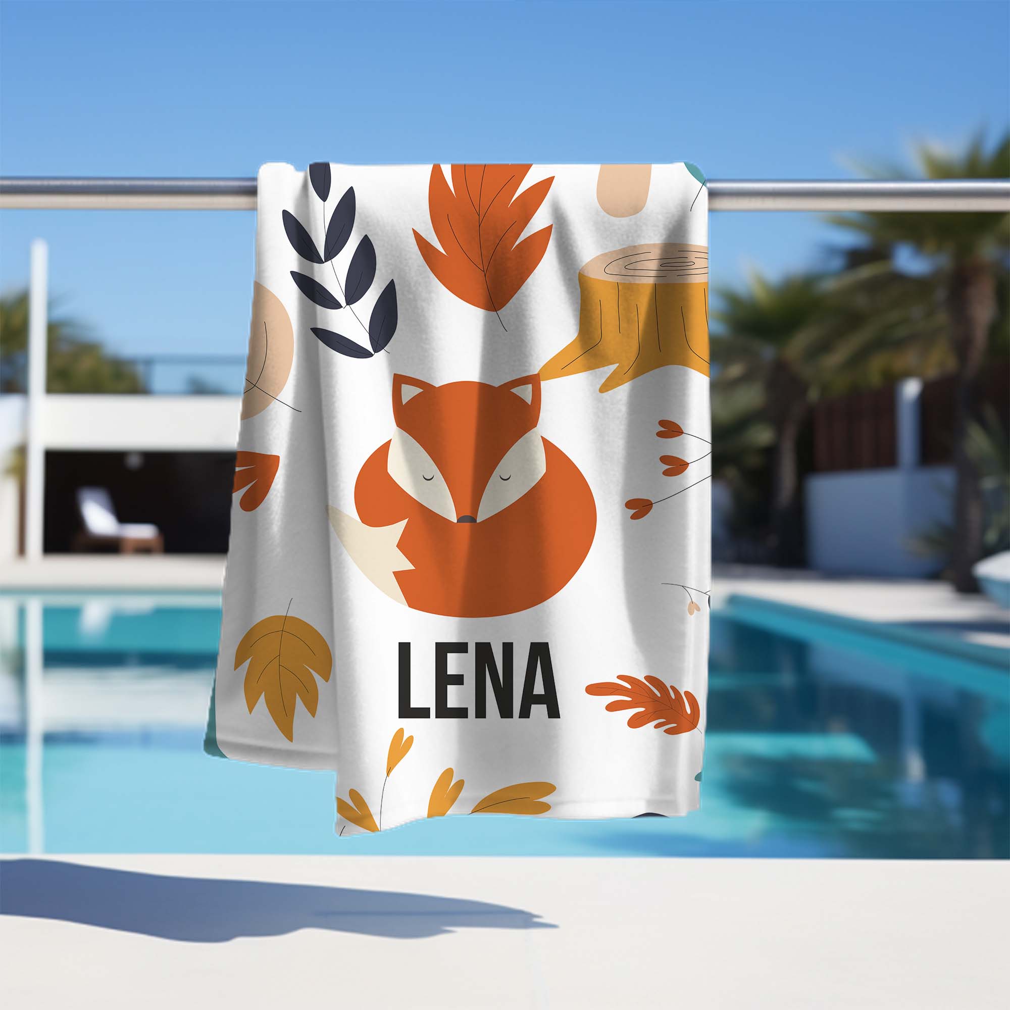 Ręcznik Sleepy Fox PERSONALIZACJA