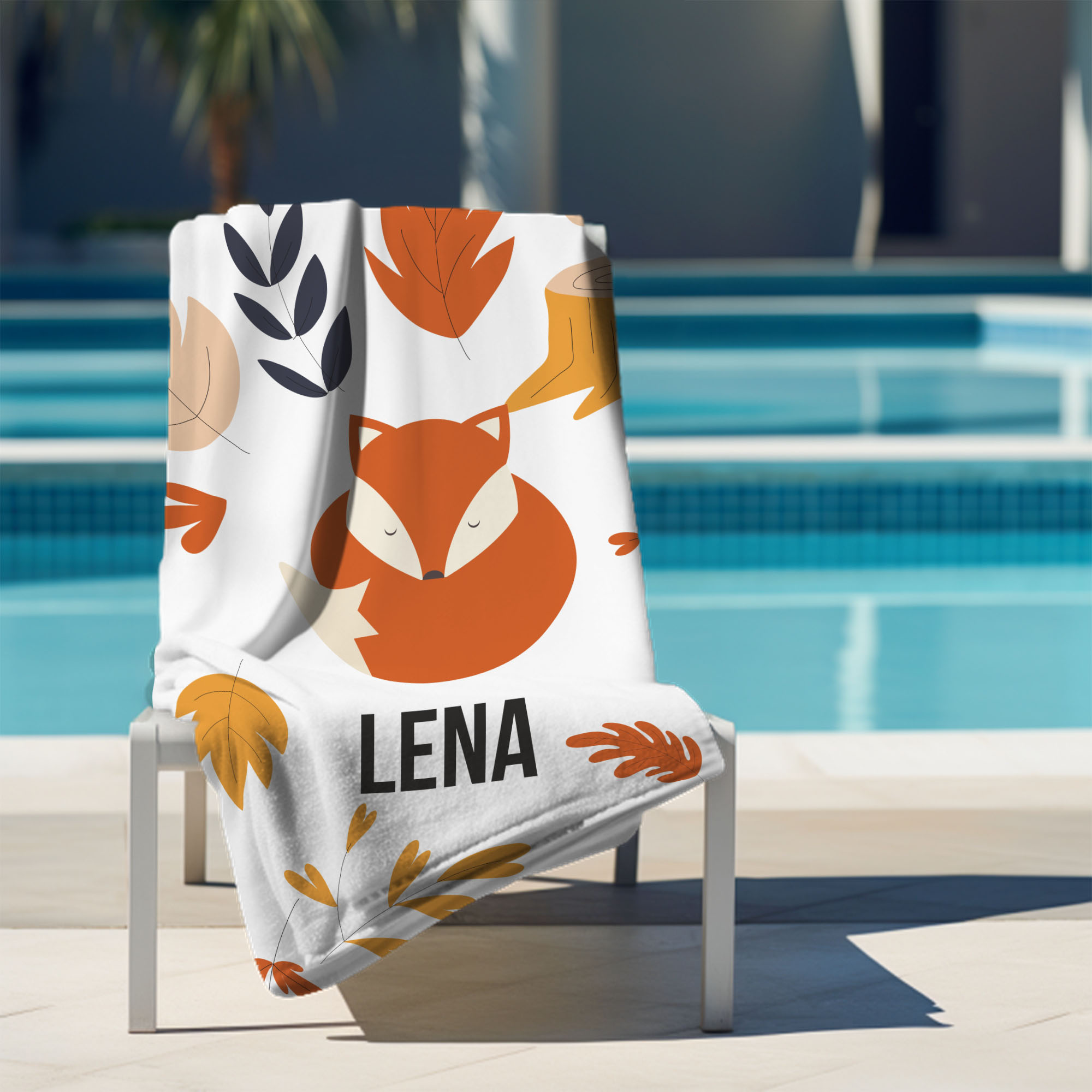 Ręcznik Sleepy Fox PERSONALIZACJA