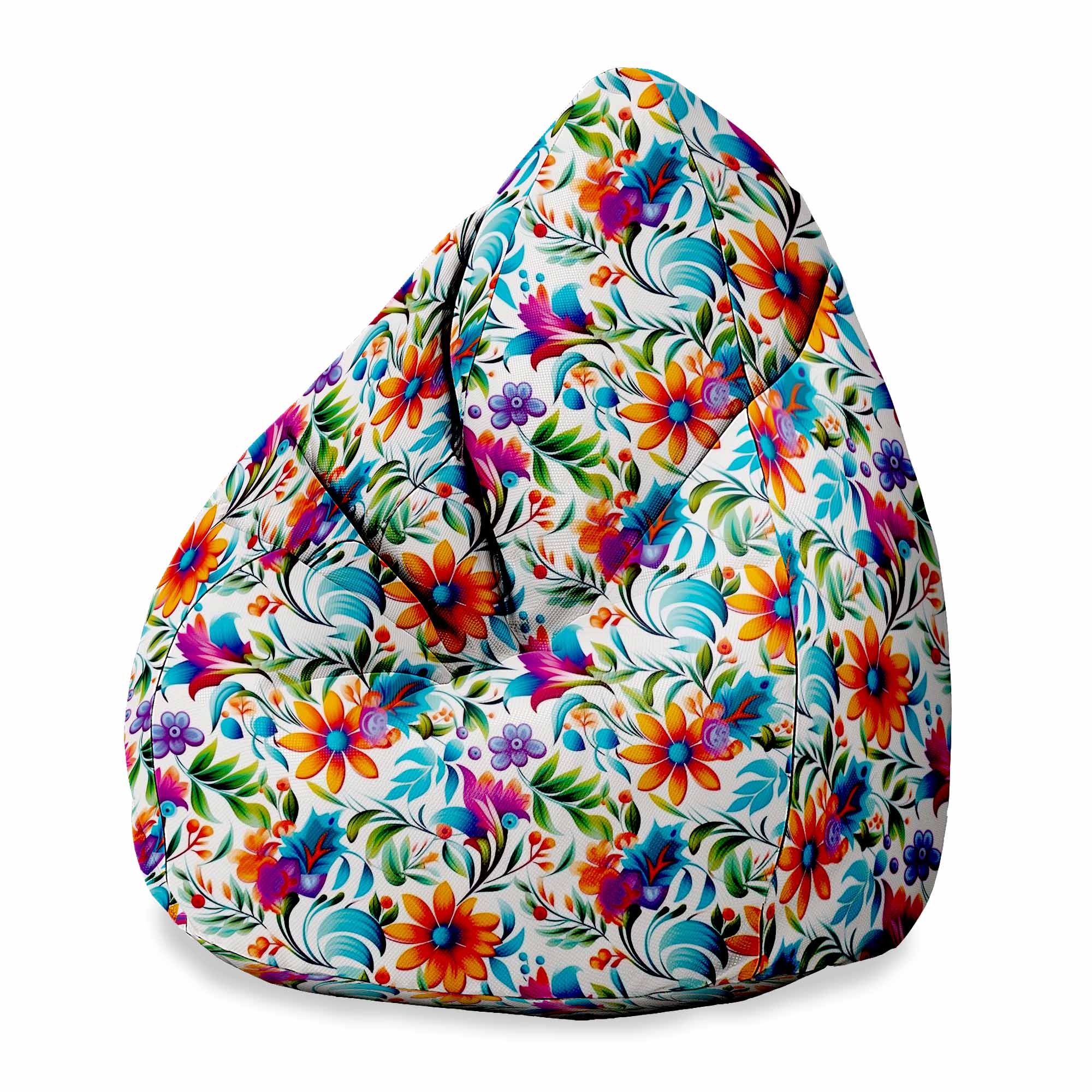 Puf Colorful Floral