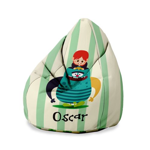 Puf dziecięcy Cute Monster PERSONALIZACJA