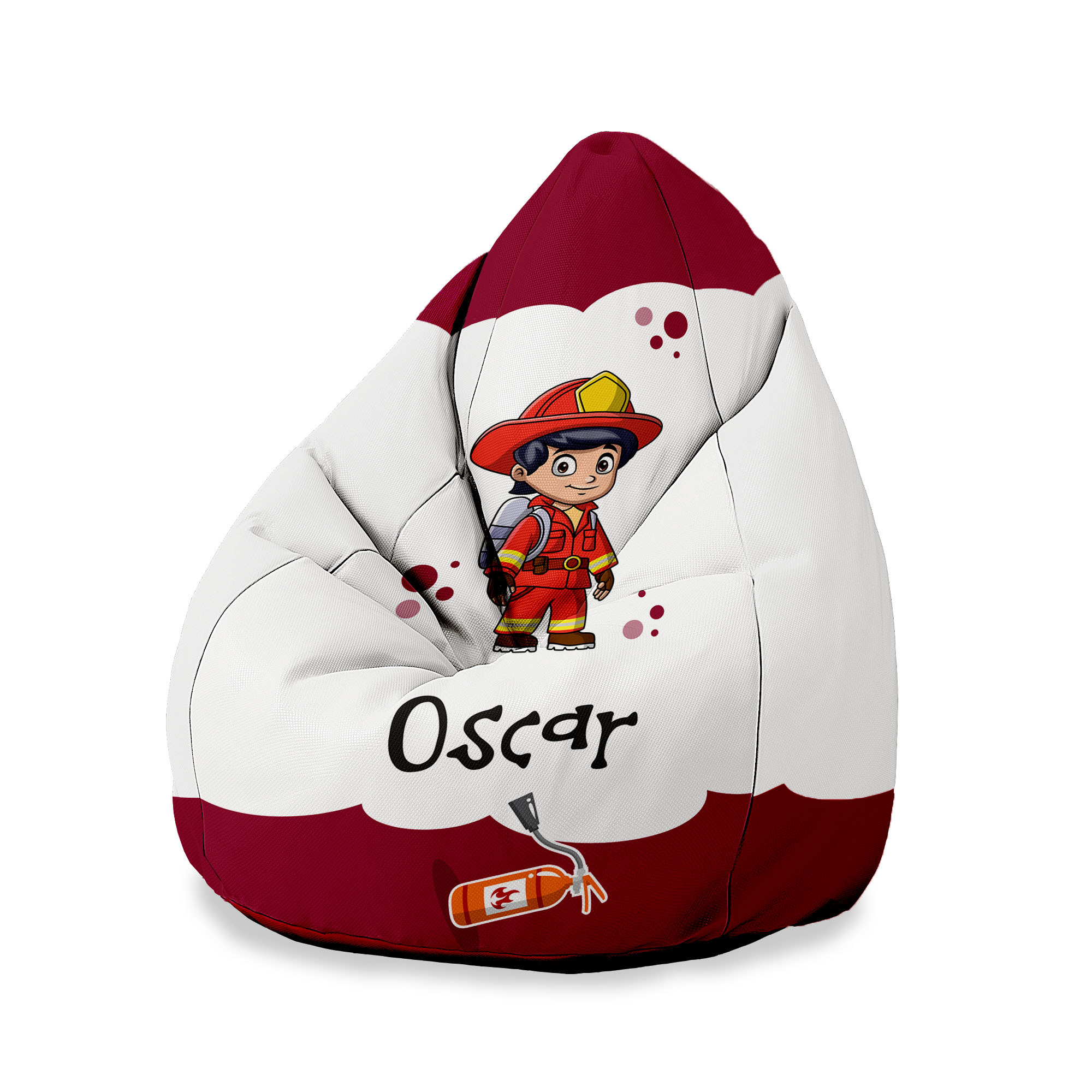 Puf dziecięcy Fireman PERSONALIZACJA