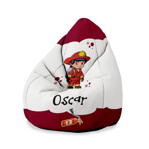 Puf dziecięcy Fireman PERSONALIZACJA