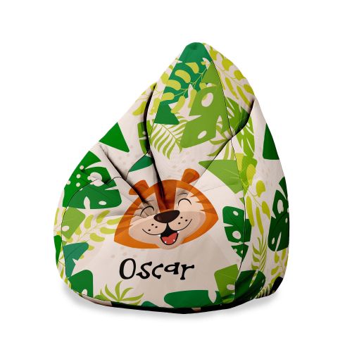 Puf dziecięcy Happy Tiger PERSONALIZACJA
