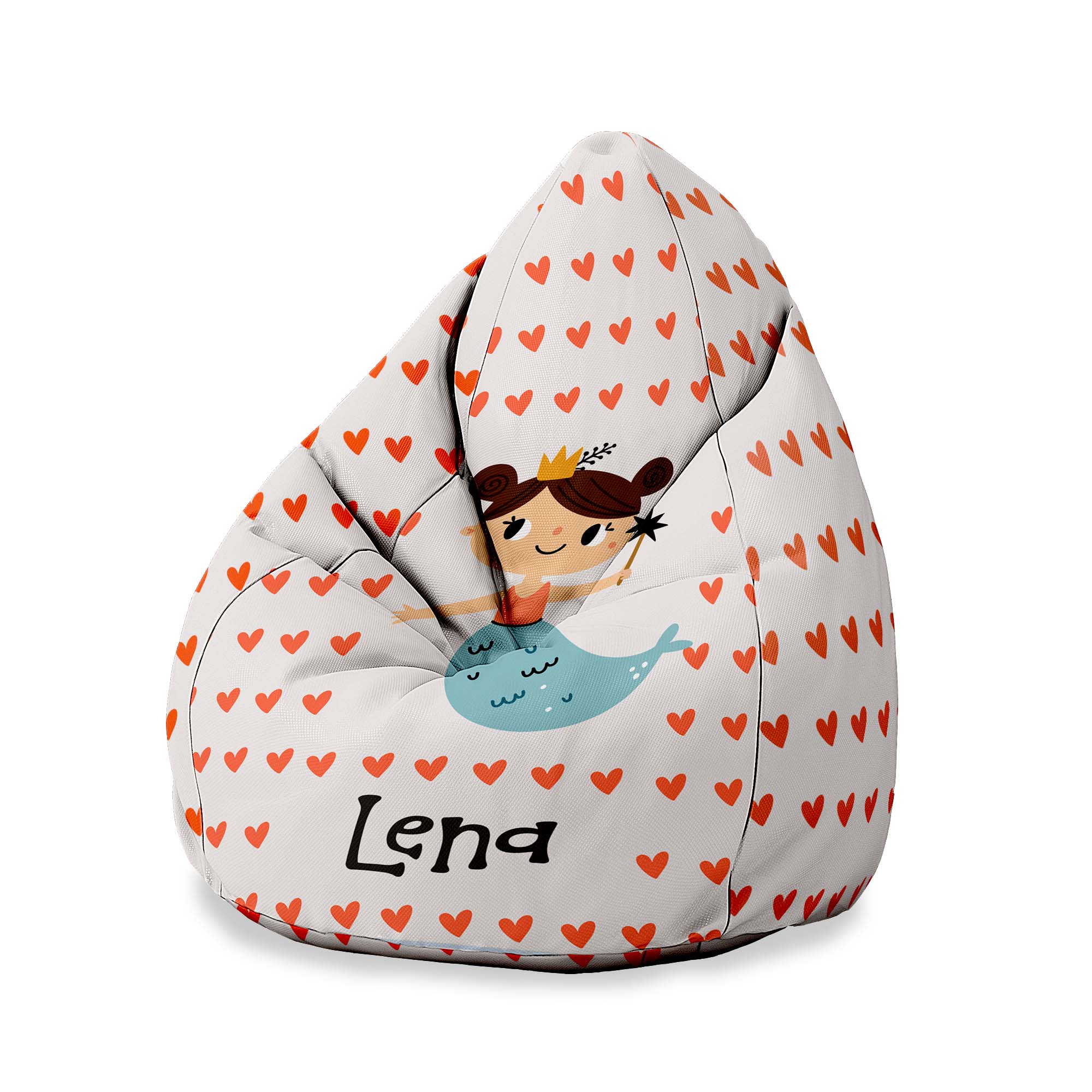 Puf dziecięcy Mermaids PERSONALIZACJA