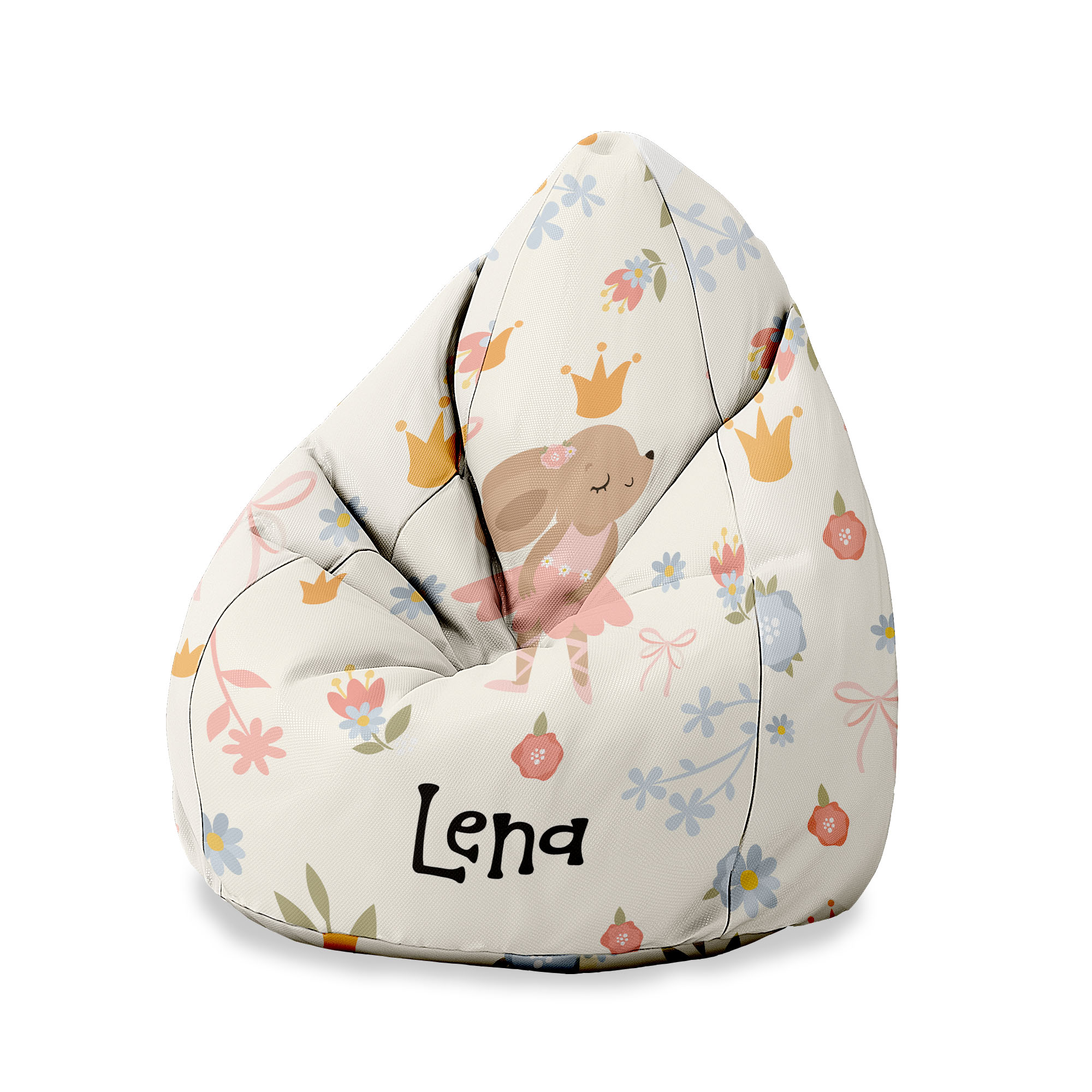 Puf dziecięcy Mouse Ballerine PERSONALIZACJA