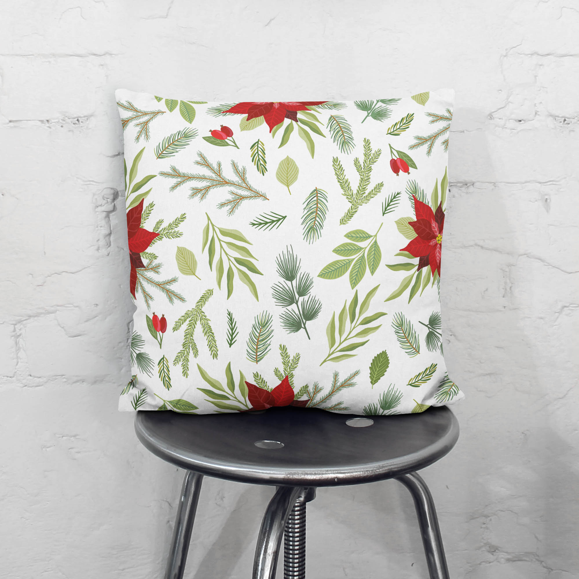 Poduszka Blooming Poinsettia