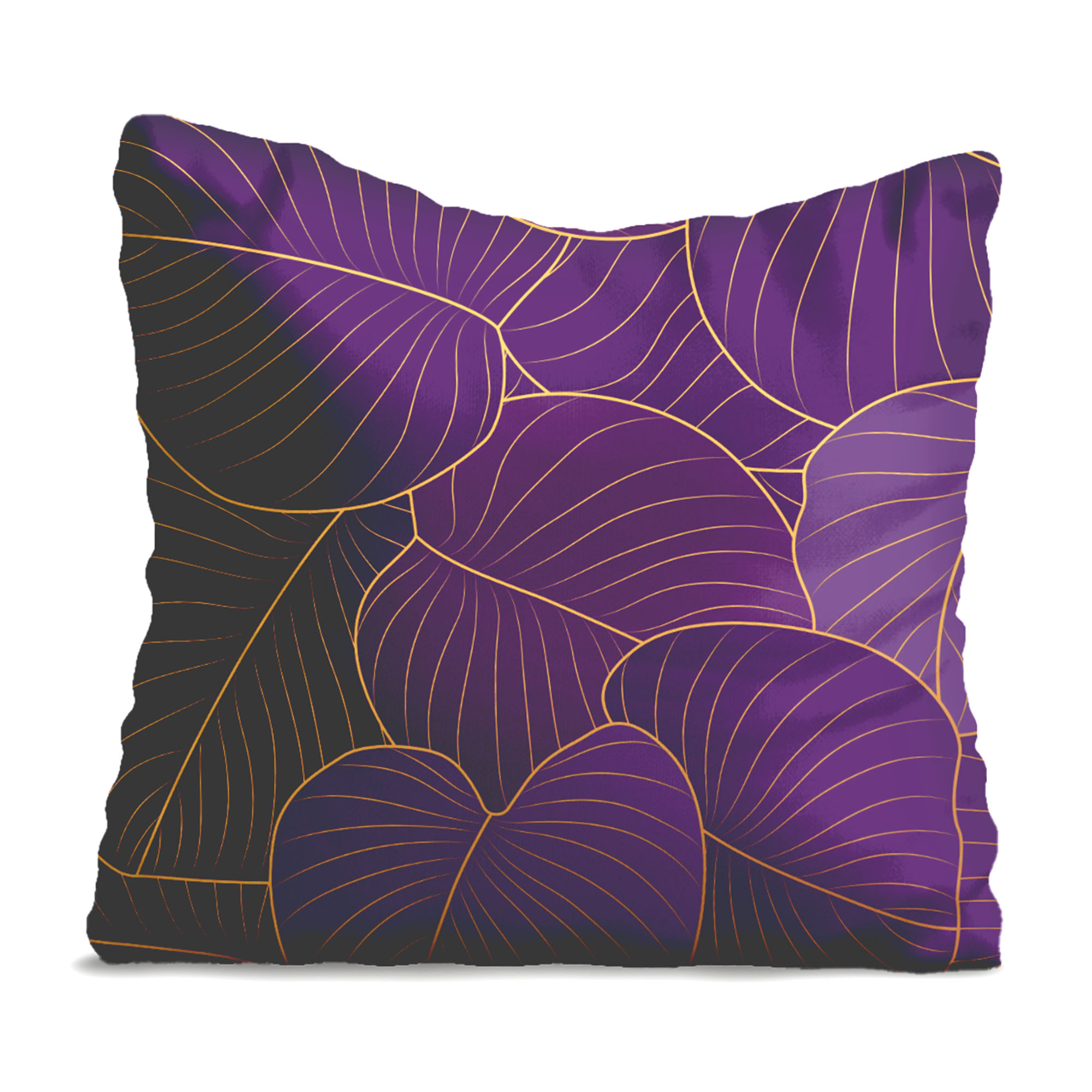 Poduszka Purple Leaves