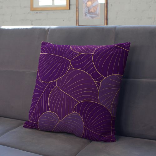 Poduszka Purple Leaves