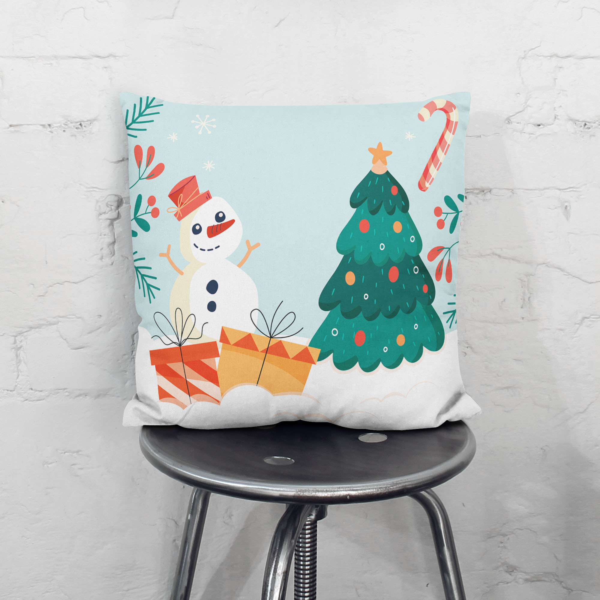 Poduszka Snowman Candy