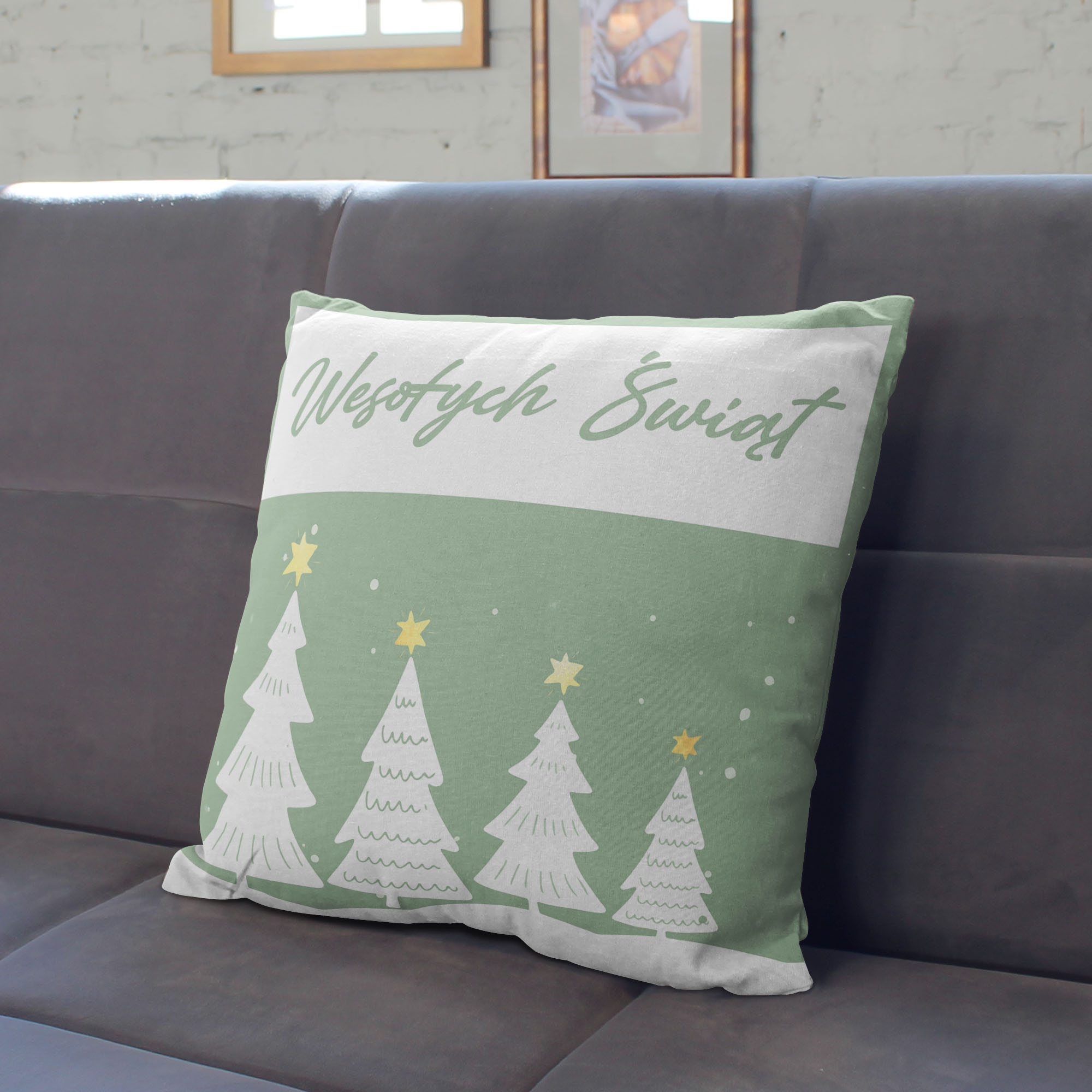 Poduszka Winter Pine Elegance