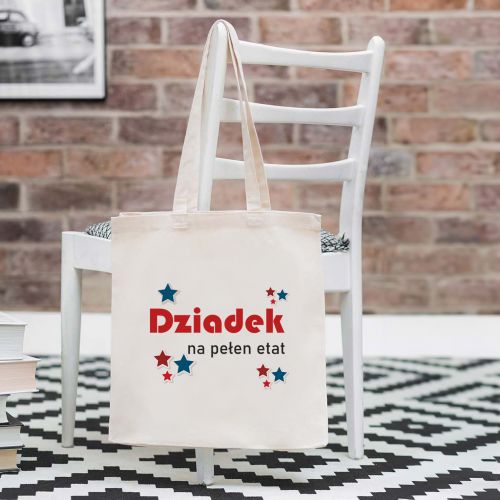 Torba Bawełniana Dziadek na pełen etat